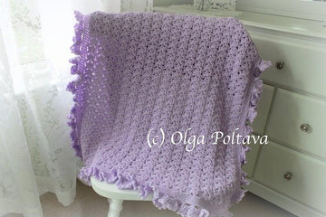 Clusters Flowers Baby Afghan