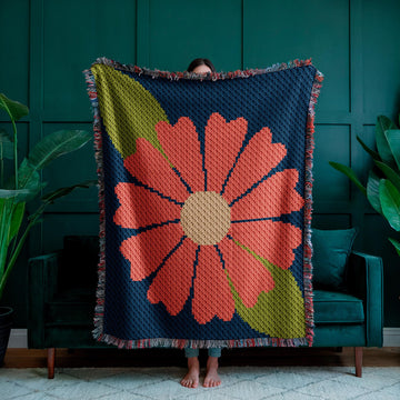 Floral Blanket C2C Crochet Pattern