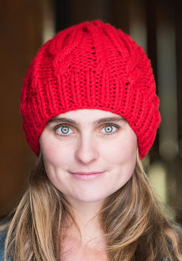 Cable and Twist Hat #707