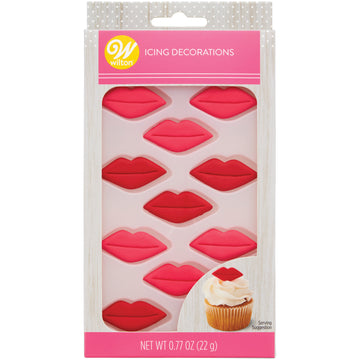 Wilton Lips Red Pink Royal