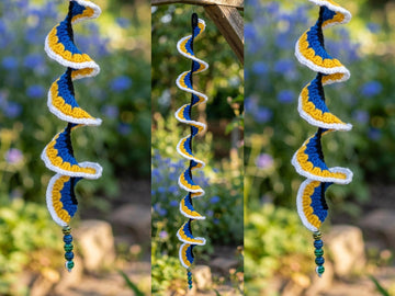 Häkelanleitung Farbenfroher Windspinner