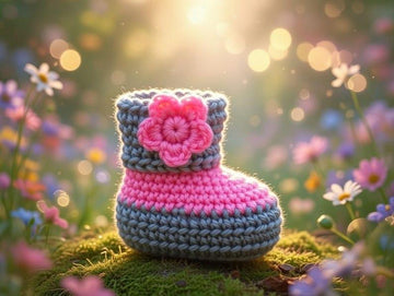 Crochet Baby Bootie Pattern | Easy PDF + Video Tutorial | Handmade Newborn Shoes for Beginners