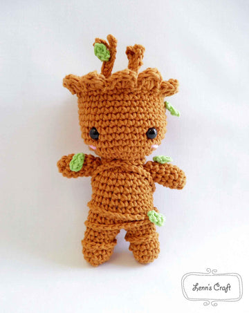 Groot crochet doll amigurumi pattern