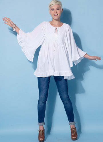 McCall's Misses' Gathered Tops and Tunic M7325 - Sewing Pattern