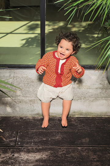 Babies Cardigan in Bergere de France Coton Fifty - 72277-24 - Downloadable PDF