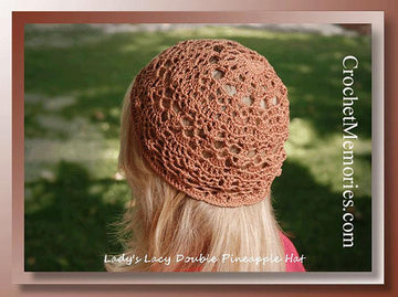0747 Lady's Lace Double Pineapple Hat