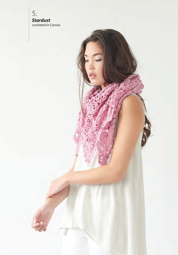 Stardust Shawl in Berroco Corsica - Downloadable PDF