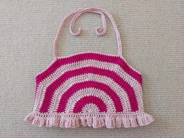 Beginner Crochet Halter Crop Top Pattern Kids Summer Crochet Top PDF Easy Frill Crochet Shirt Fun DIY Crochet Top Pattern