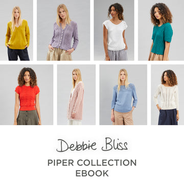 Piper Collection Ebook - Knitting Patterns for Women in Debbie Bliss Piper