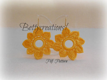 Flower Crochet Earrings