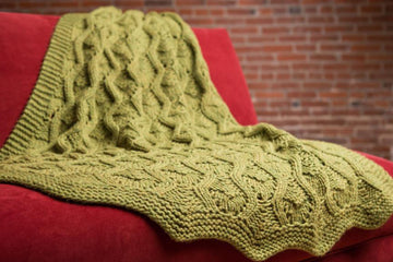 Afghan in Plymouth Yarn De Aire - 2594 - Downloadable PDF