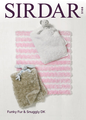 Blankets in Sirdar Funky Fur - 5168 - Downloadable PDF