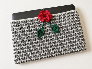 Cute Crochet Laptop Case