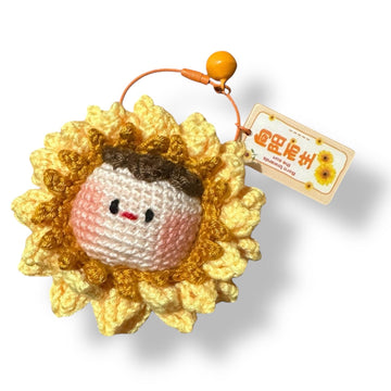 Sunflower Tuanzi Keychain Crochet Pattern