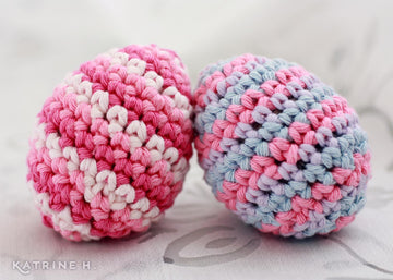 Spiraling Crochet Egg