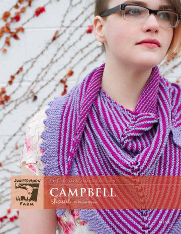 Campbell Shawl in Juniper Moon Farm Neve - Downloadable PDF