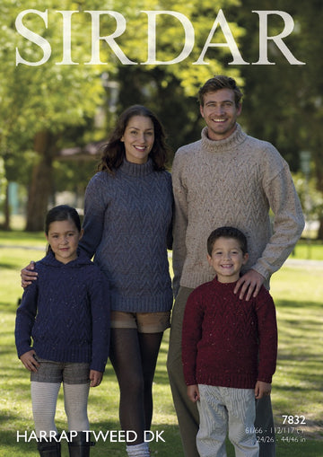 Sweaters in Sirdar Harrap Tweed DK - 7832 - Downloadable PDF
