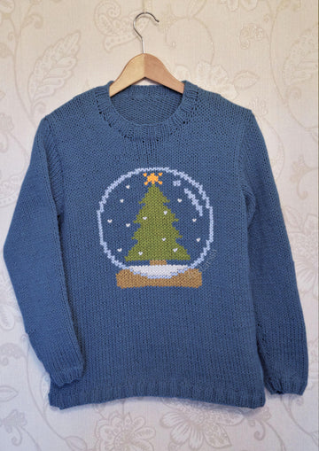 Intarsia - Snow Globe Chart - Adults Sweater