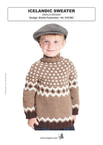 Icelandic Sweater in BC Garn Semilla Grosso - 5101BC - Downloadable PDF