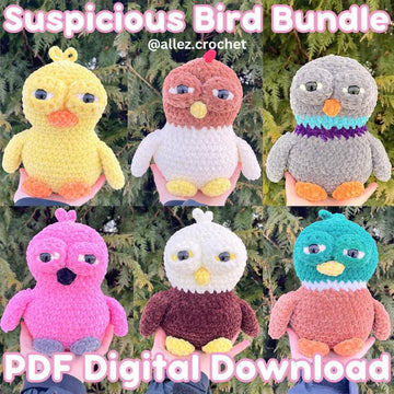 6-in-1 Suspicious Bird Pattern