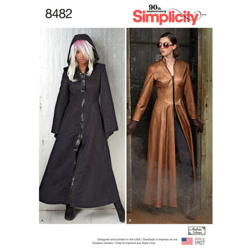 Simplicity 8482 Msses' Costume Coats - Sewing Pattern