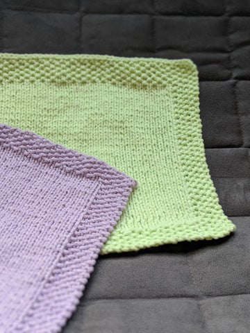Simple Dishcloth with Border