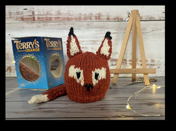 Fox Chocolate Orange Cover Knitting Pattern