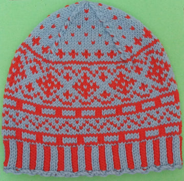 Two Color Fair Isle Hat
