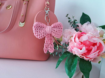 Crochet Coquette Bow Charm Pattern