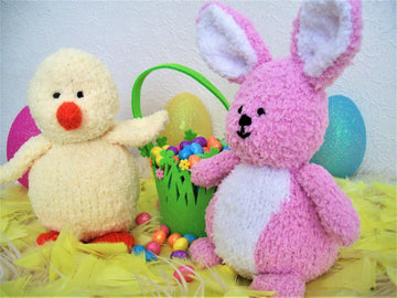 Easter Chick & Bunny Rabbit Soft Toys BB004