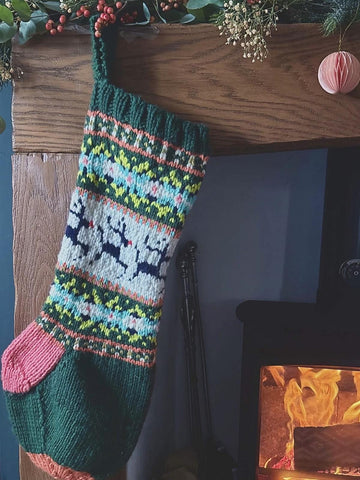 The 'Heirloom Christmas' Stocking Knitting Pattern