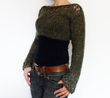 Woodland Cropped Sweater