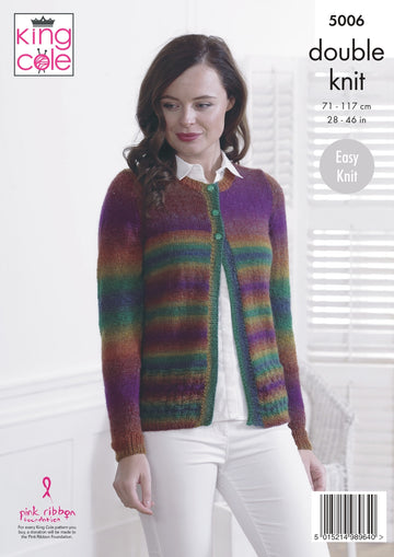 Cardigans in King Cole Riot DK - 5006 - Downloadable PDF