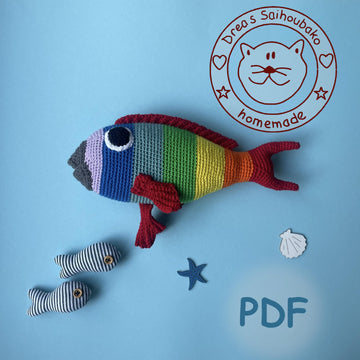 Parrotfish amigurumi