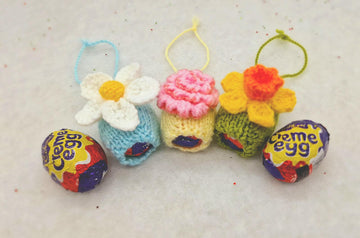 Spring Flowers Hanging Creme Egg Cosy