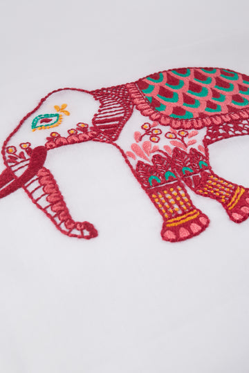 Indian Elephant in DMC - PAT0454 - Downloadable PDF
