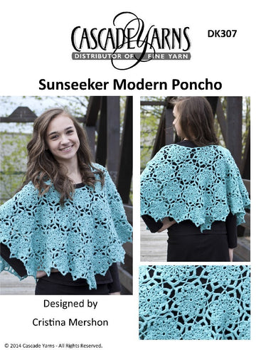 Modern Poncho in Cascade Sunseeker - DK307