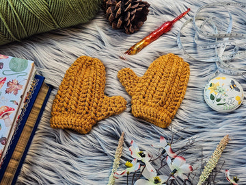 Lavender Mittens