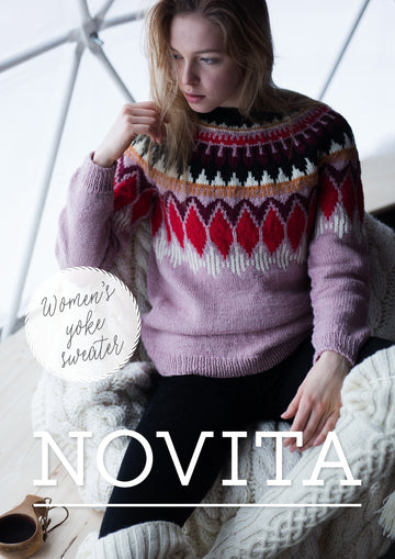 Women's Yoke Sweater in Novita 7 Veljestä and Nordic Wool - Downloadable PDF