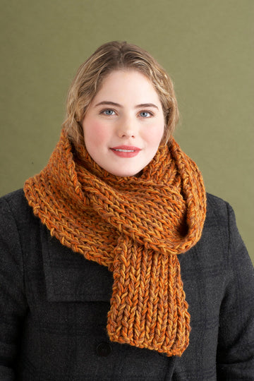 Rib Scarf in Lion Brand Vanna's Choice - 80021AD