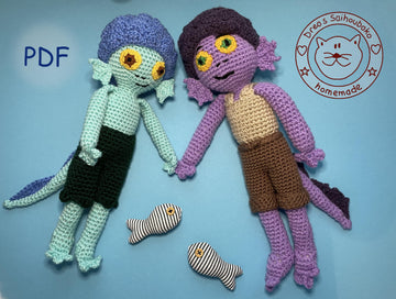 Luca & Alberto amigurumi dolls