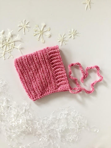 Ribbed Baby Bonnet