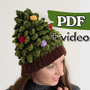 Crochet Christmas Tree Hat Pattern: Holiday Crochet Hat