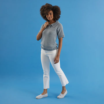 Cool Shirt - Free Crochet Pattern for Women in Paintbox Yarns Cotton Mix DK by Paintbox Yarns