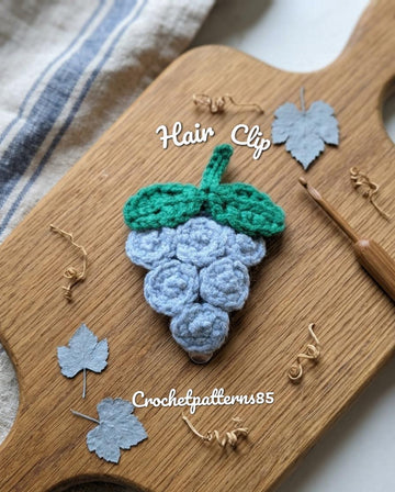 Grape Hair Clip English-US