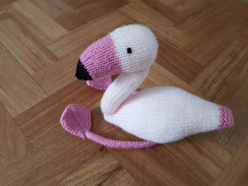 Knitted Flamingo