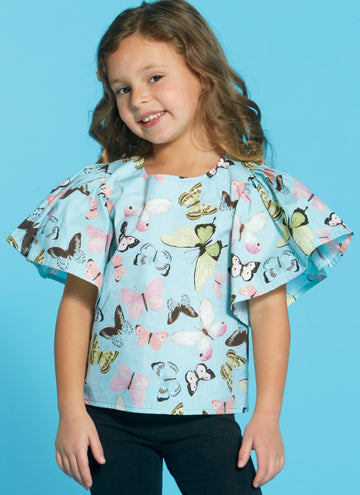 McCall's Children's/Girls' Tops M7799 - Sewing Pattern