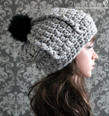 Bulky Ribbed Slouchy Hat 403