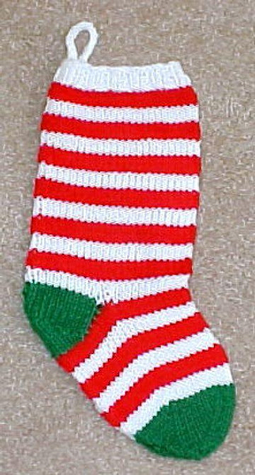 2 Needle Holiday Stocking
