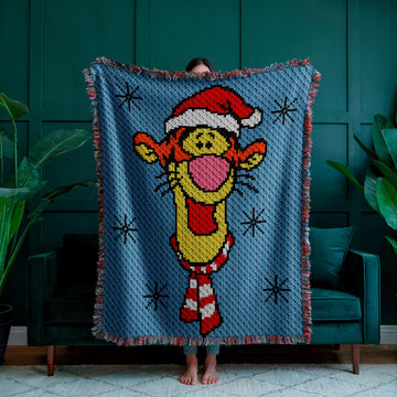 Tigger Toddler Blanket C2C crochet pattern